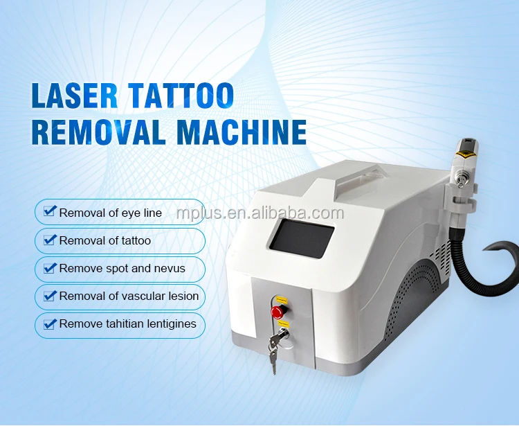 Professional portable skin rejuvenation nd yag q switch tattoo removal machine for salon