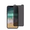 In stock 2.5D privacy tempered glass film for iPhone X, high quality Anti-spy protector