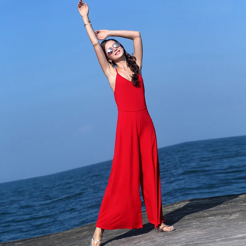 halter jumpsuits and rompers