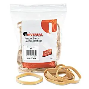 Universal Products - Universal - Rubber Bands, Size 64, 3-1/2 x 1/4, 88 Bands/1/4lb Pack - Sold As 1 Pack - General purpose rubber bands for home or office use.
