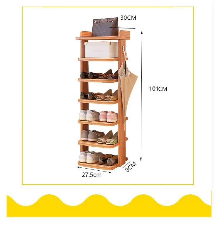 Standard Size Modern Wooden 6 Tier Shoe Rack Designs Buy