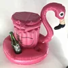 Hot selling custom logo flamingo shape Inflatable large ice bucket cooler