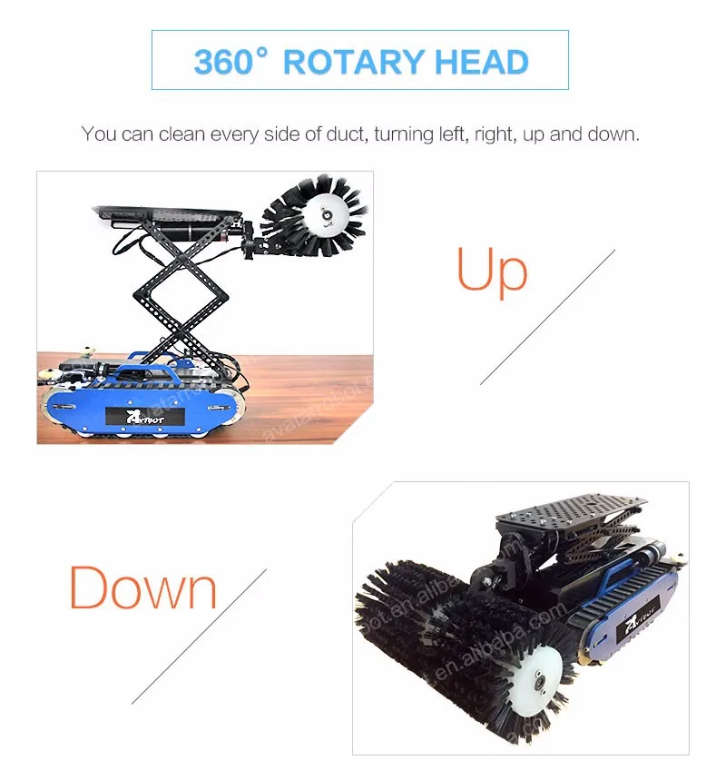 The Intelligent Home Robots For Sale High Efficiency Air Pipe Cleaning