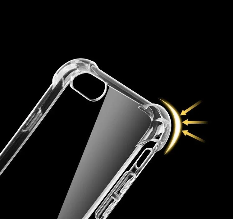 1.5mm Thicken High Quality Transparent TPU Phone Case Mobile Phone Case For Iphone X 7 8 Plus