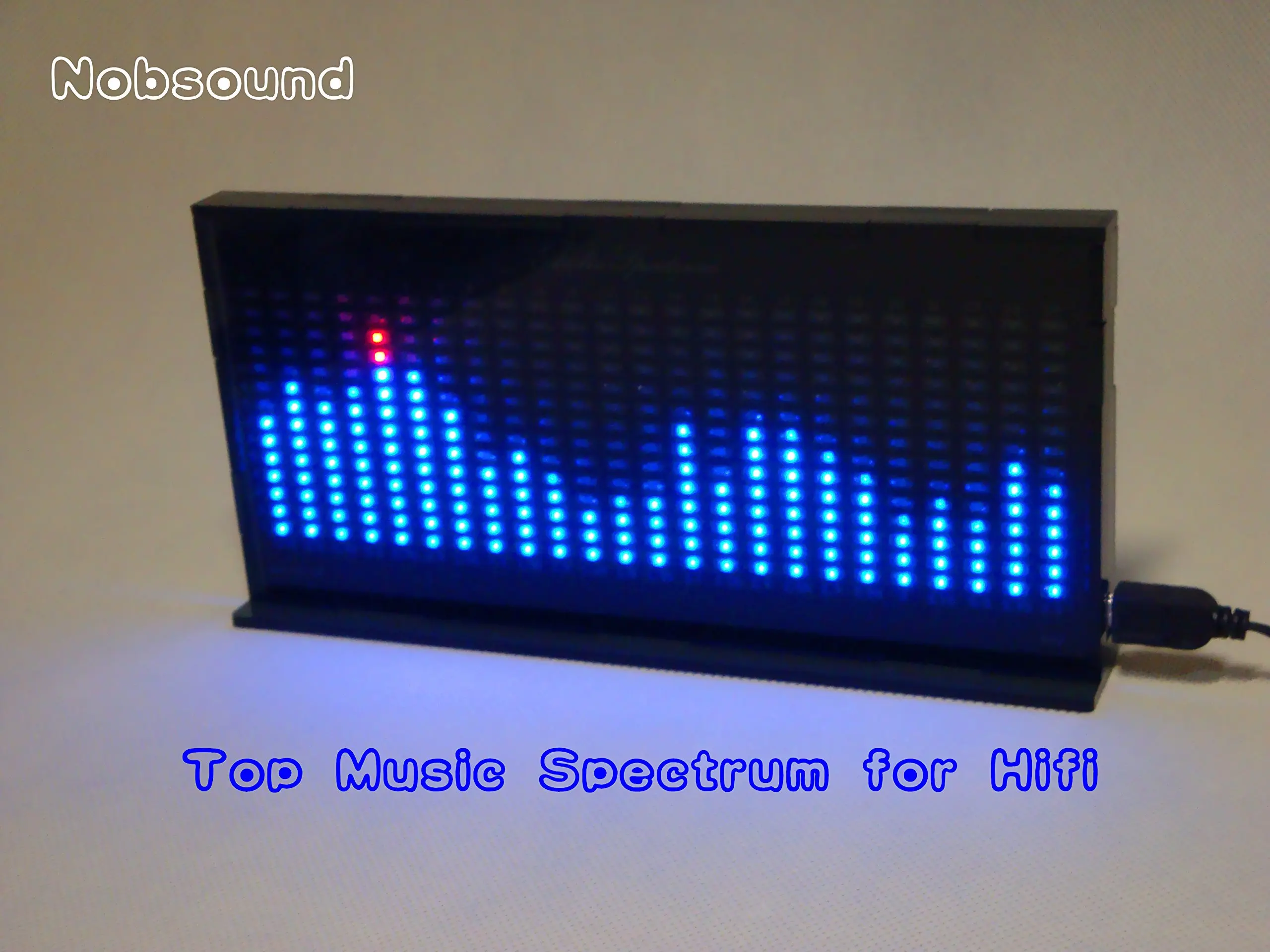 music spectrograph decibel range