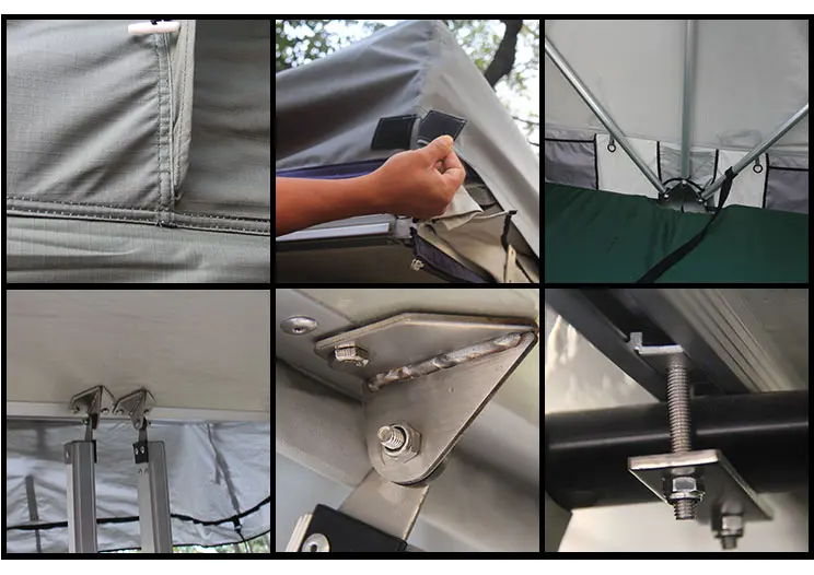 最便宜的热生产安装铝帆布野营屋顶顶帐篷