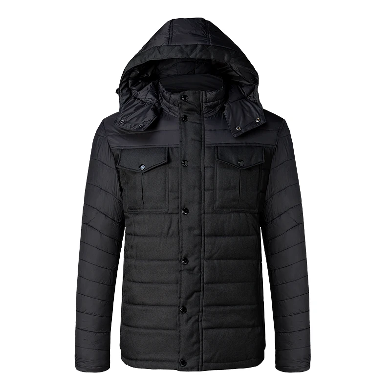 Wholesale Latest Design Comfortable Outdoor Fashion Men Quilted Padding