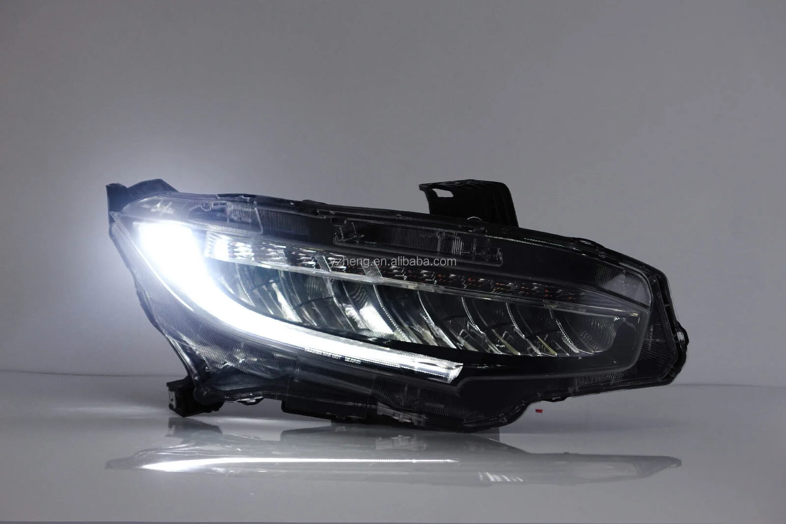 VLAND Factory Car Headlights For Civic 2016-2017 Full-LED Head Lights For Civic FC Plug And Play