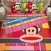 cotton king size monkey reactive printed duvet cover/duve set/flat sheet