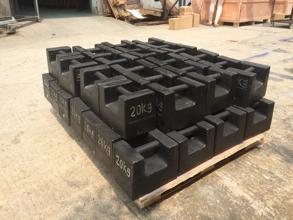 Test Weight M1 20kg Cast Iron Weights Concrete Weights With Handle