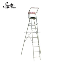 Mochila Alto Asiento árbol Plegable Rifle el acoso 2,5 m Telescópica Alto árbol Escalera