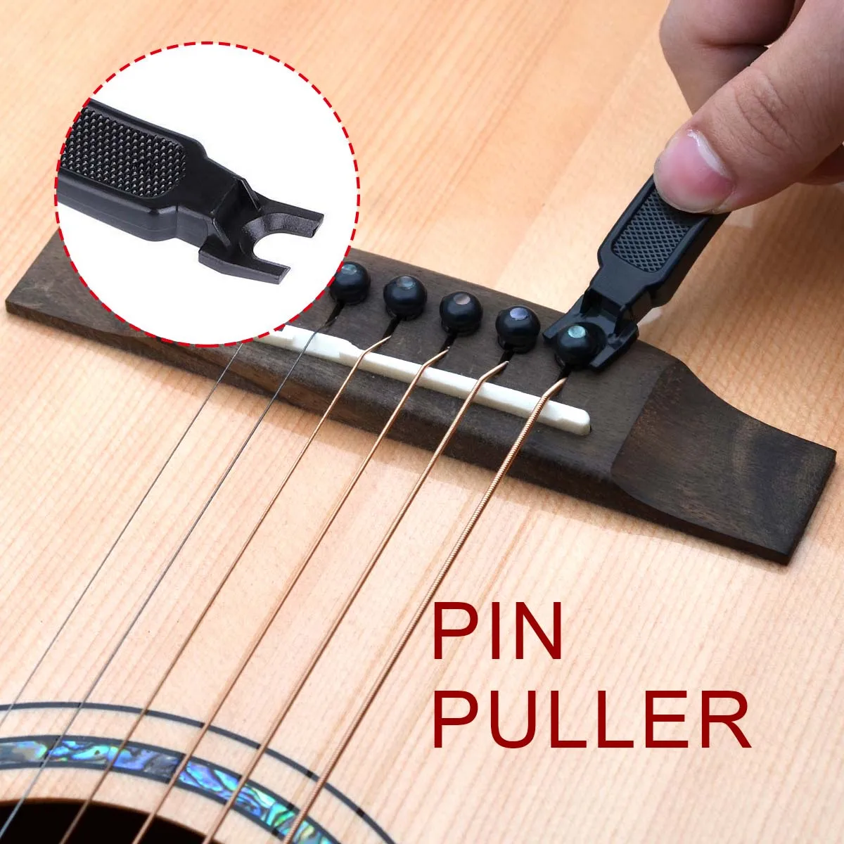 3 In 1 Multifunction Guitar String Winder String Cutter Pin Puller ...