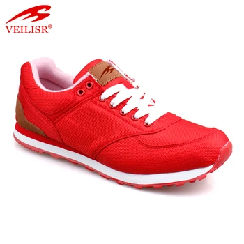 Red Color Fashion Oxford Fabric Casual Shoes For Women Red Color Fashion Oxford Fabric Casual Shoes For Women