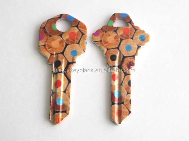 Top Quality Kw1 And Sc1 Customize Designed Colors Blank Key And Painted