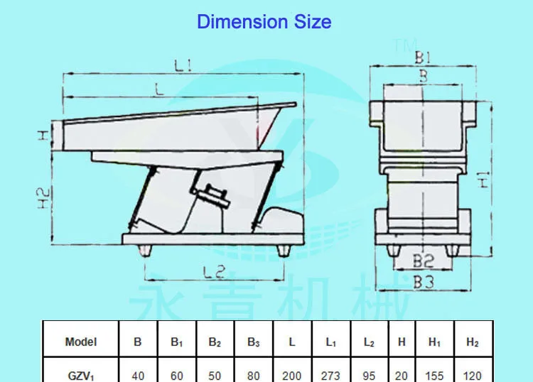 Automatic industry electromagnetic vibrator feeder