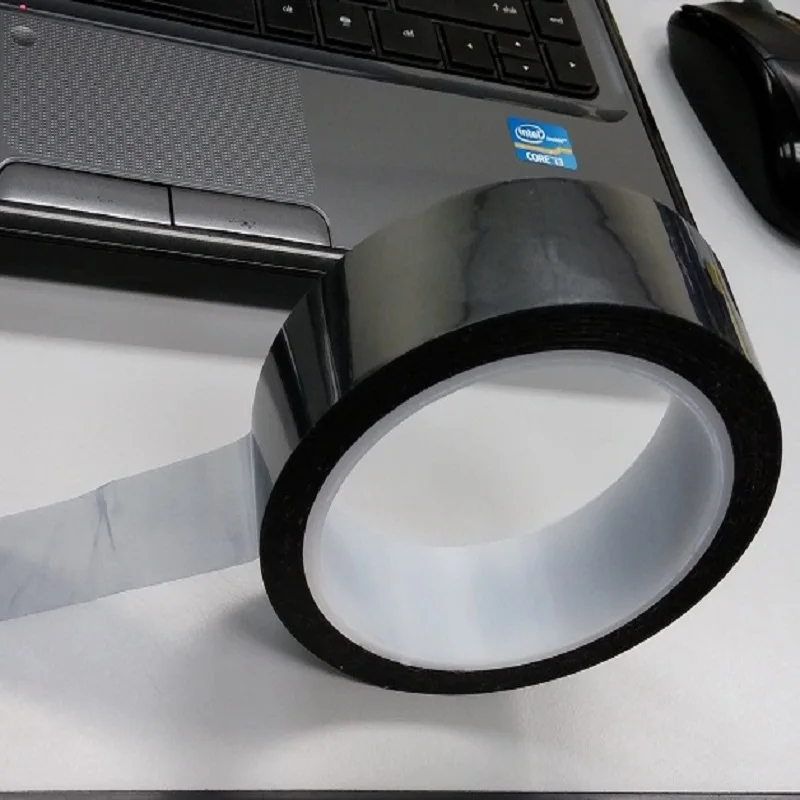 黑色网格防静电包装带绿色环保密封带电子包装胶带