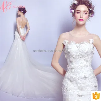 Country Style Wedding Dresses with Lace