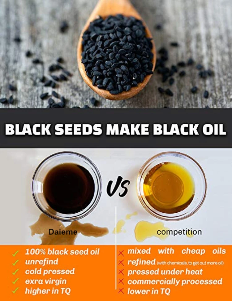 100% pure cold pressed black seed oil organic wholesale