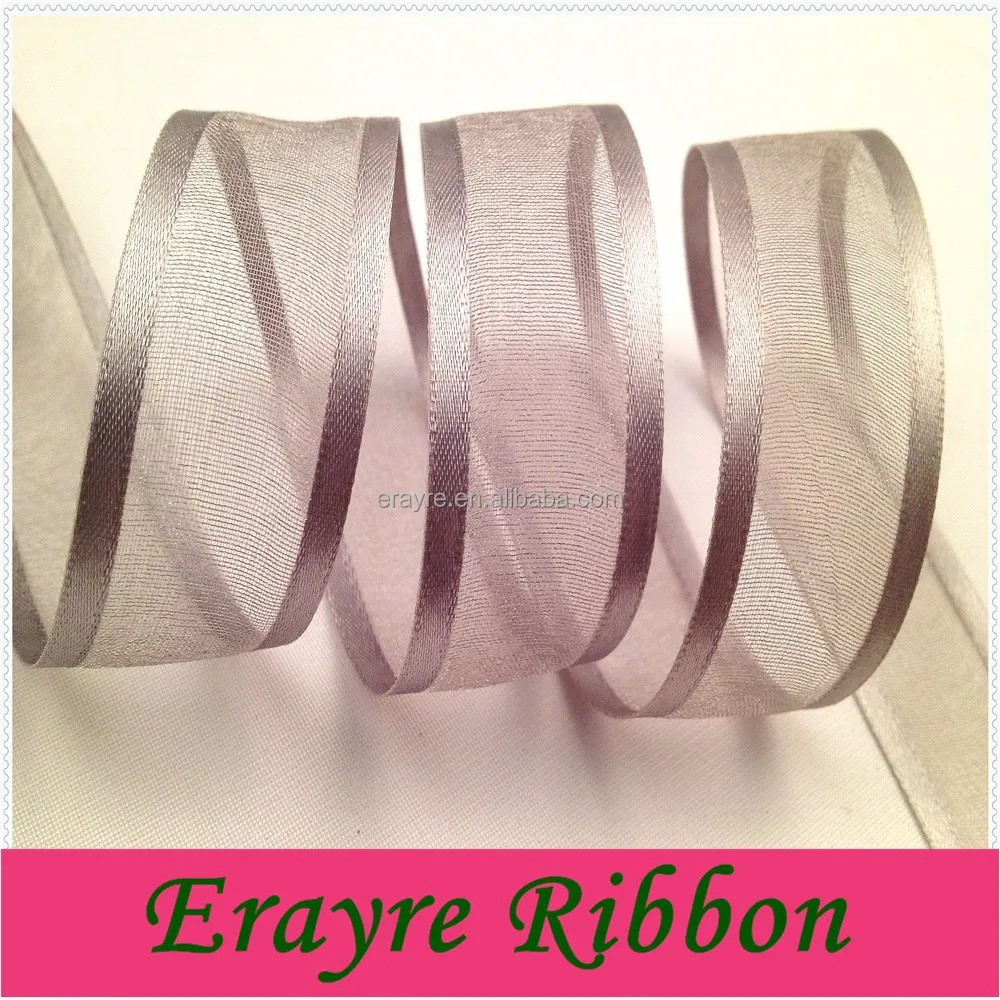 silver organza ribbon