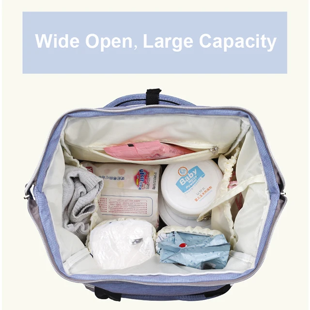 Wholesale customized waterproof mummy backpack baby diaper bag