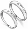 Hot sell sterling silver matching couple ring