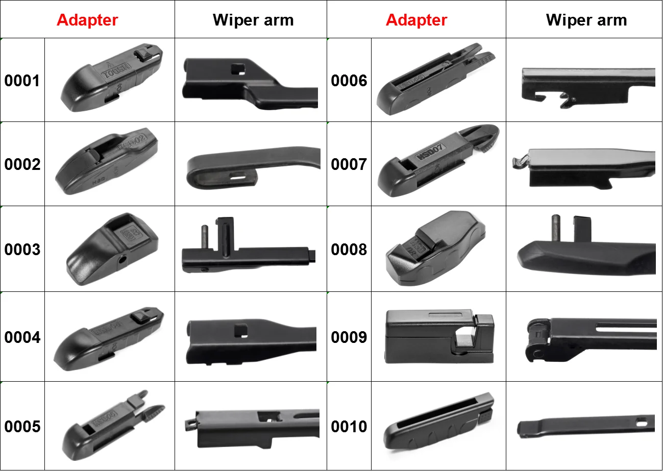 Frameless Auto Windshield Wiper Blade With Top Lock Clip For Vw Buy