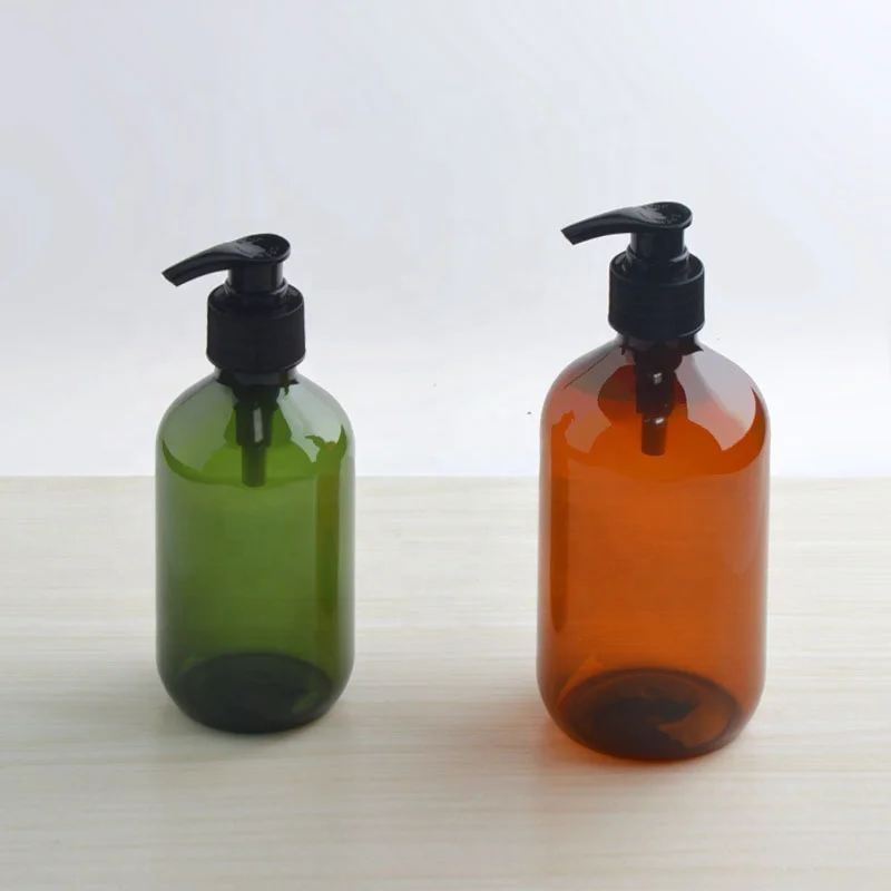 300ml 400ml 500ml Custom Plastic Shampoo Bottle With Lotion Pump - Buy