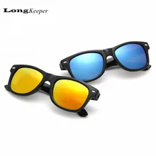 LongKeeper Kids Sunglasses Brand Designer Sun Glasses for Children Boys Girls Fashion Eyewares Oval UV 400 Eyewares Gafas de Sol
