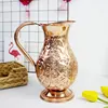 Indian fashion copper full embossed design 1000 ml water jug many designs can choose
