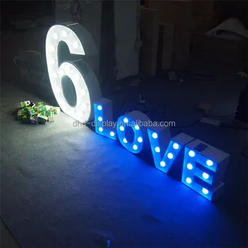 Light Bulb Word Positive White Led Letter Lights Sign Light Bulb Word Positive White Led Letter Lights Sign