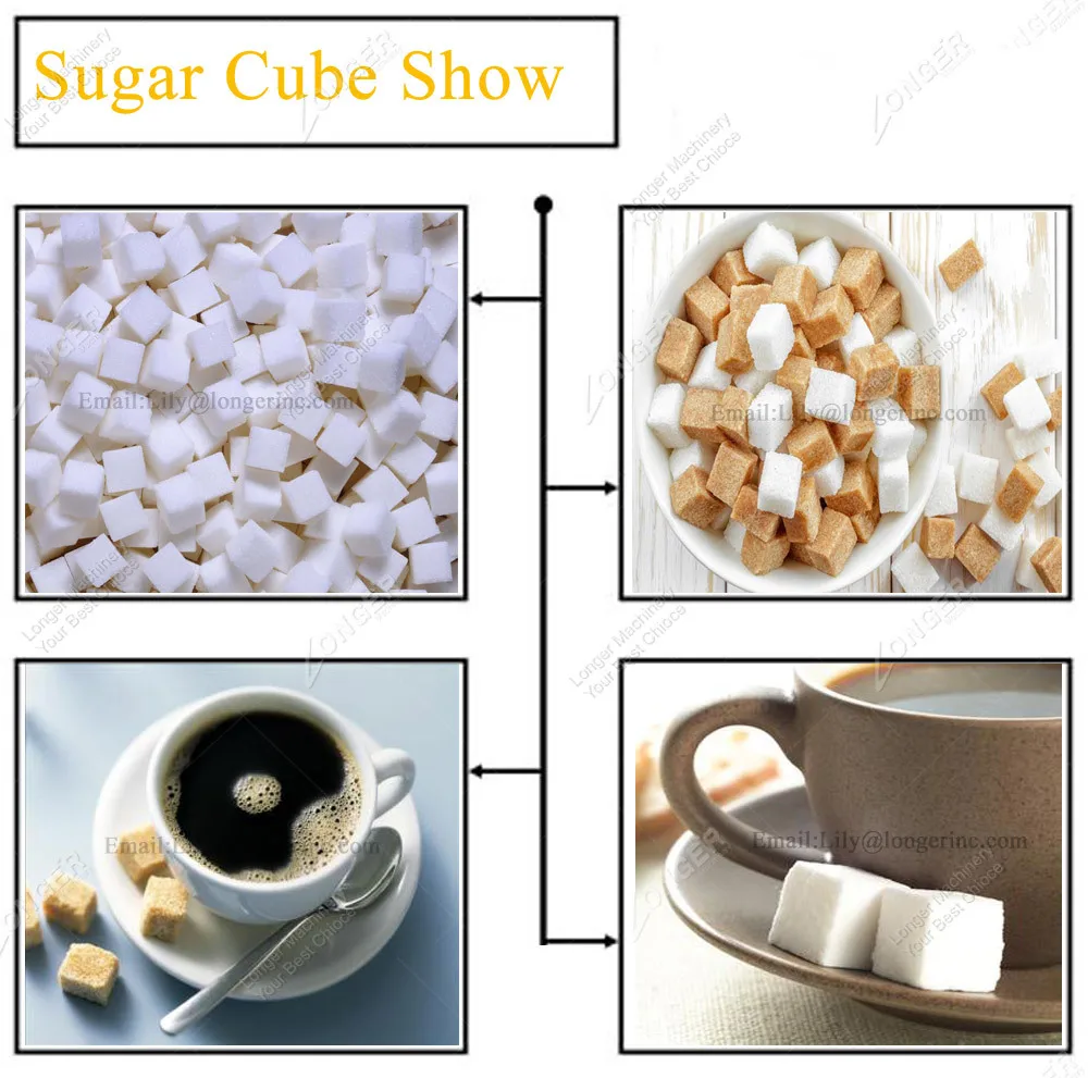 Hot Sale Automatic Moulding Production Line Rough Cut Jaggery Brick Cubic Sugar Cube Lump Sugar Making Machine For Sale