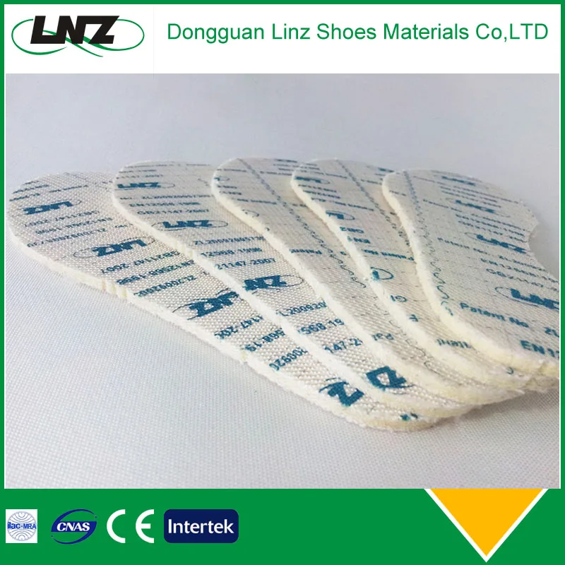EN standard Non-metallic insoles/ anti puncture shoe insoles