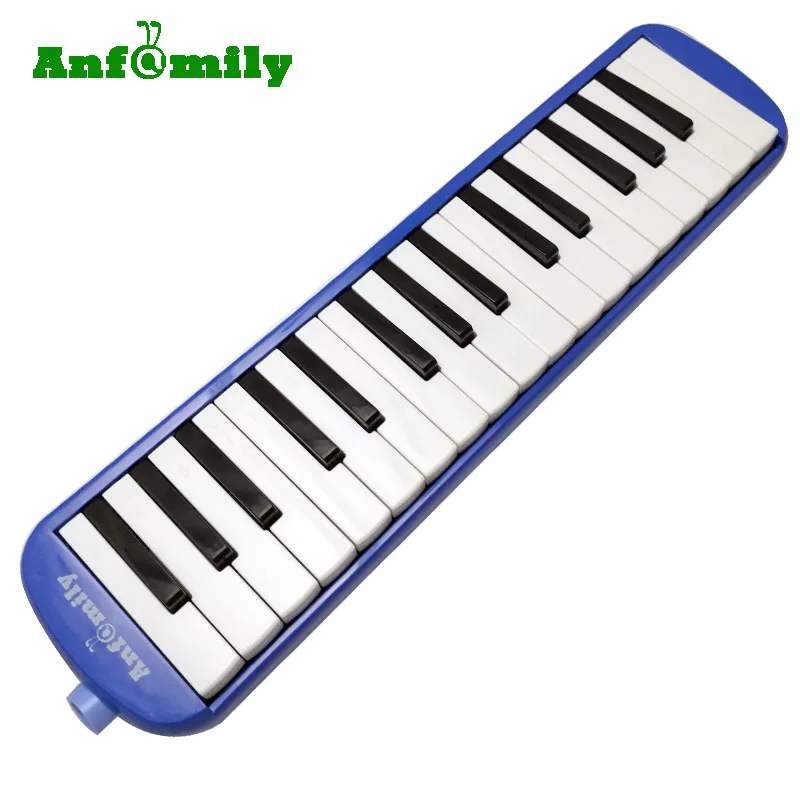 Anfamily Blue Color 32 Keys Melodica In Pu Leather Hard Case Buy