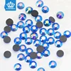 Wholesale korean dmc hot fix flat back rhinestones and color glass chaton
