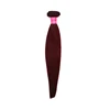 Custom Hair Tags And Wraps Brown Human Hair Weave Bundle With Closure
