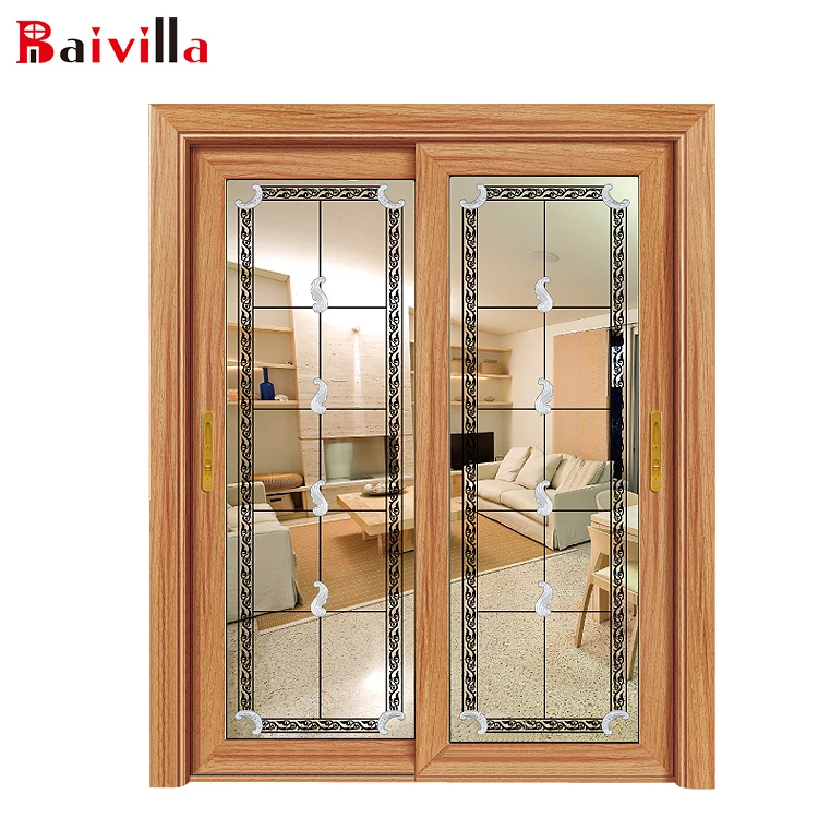 Aluminium Zero Corner Sliding Glass Kitchen Entrance Door Buy
