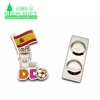 Factory supply custom blank metal pin badge brass stamped nickel painting pin badges for promotion