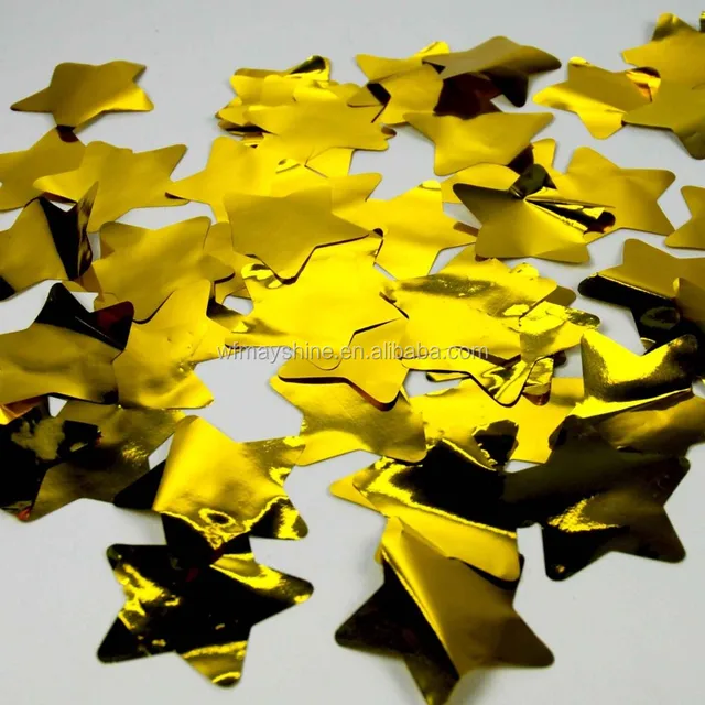 foil metallic confetti for decoration