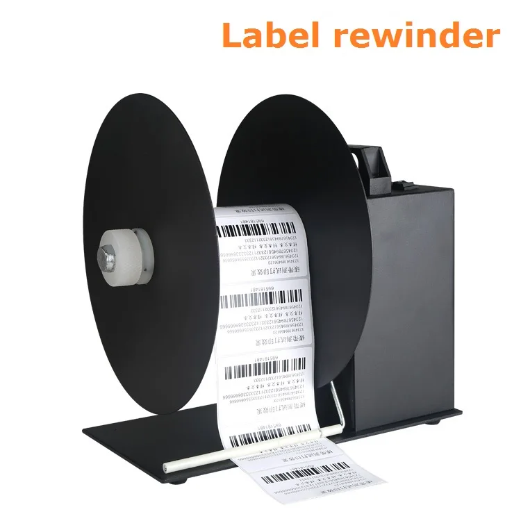 Textile Care Label Satin Ribbon Barcode Printer Machine Label Rewinder