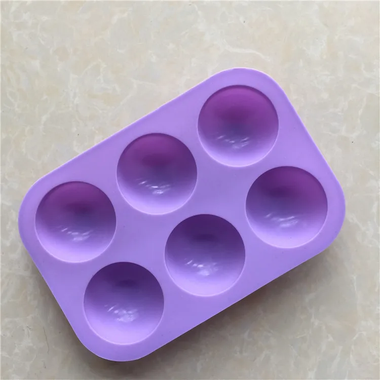 6 cavities purple mold