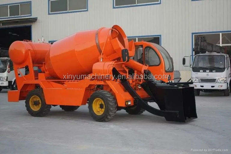 3.5m3 Self Loading Mobile Concrete Mixer With Front End Loader Buy