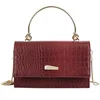 wholesale pu leather messenger bag alligator pattern shoulder bag women vintage chain hand bag