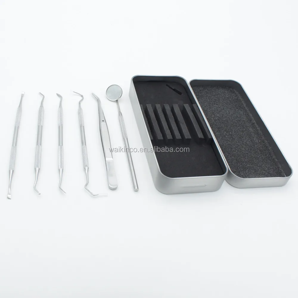 6pcs Dental Instruments Surgical Grade Stainless Steel Dental Kit Buy