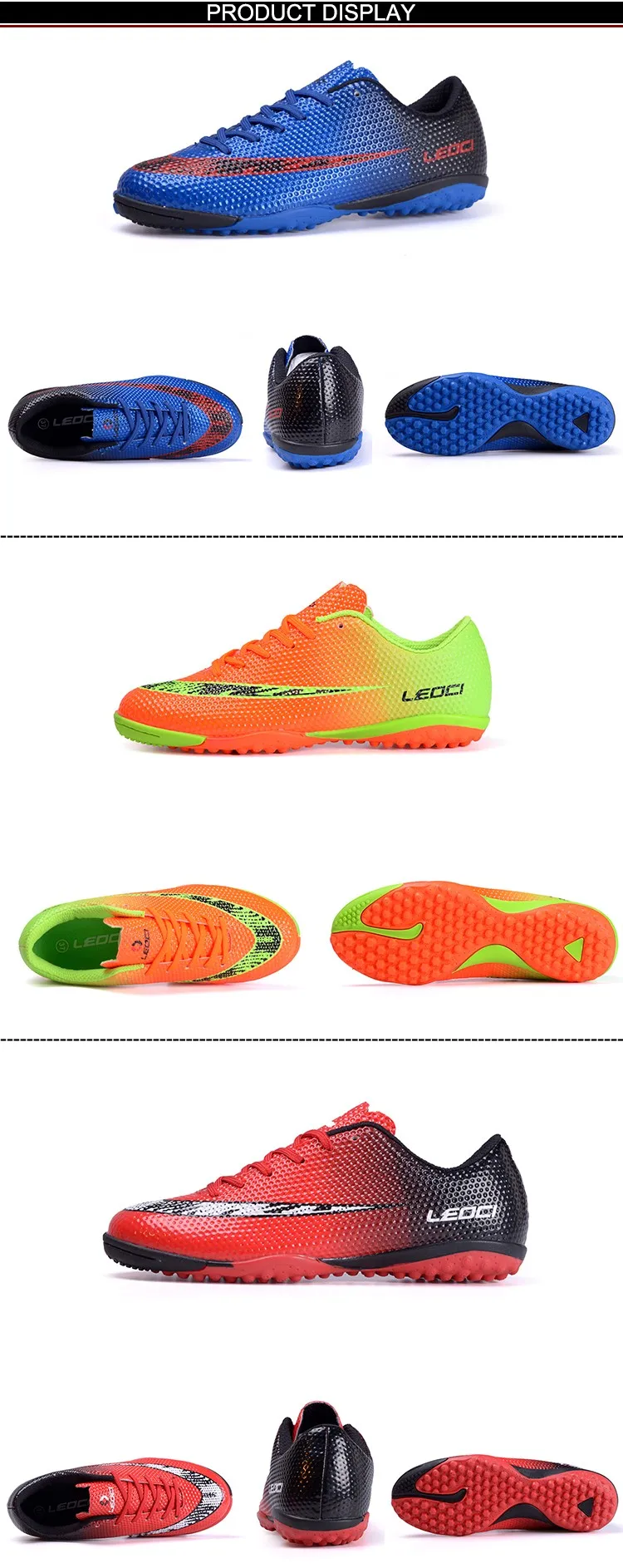 China Factory Indoor Football Shoes Sport Men Soccer Shoes For Sale