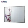 Sanitary Ware Backlit Bathroom Mirror With LED Digital Clock Lights