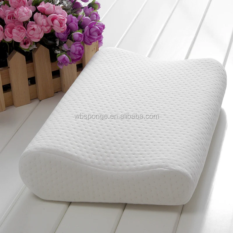 NEW Contour/Contoured Visco Elastic Memory Foam Pillow Home & Kitchen
