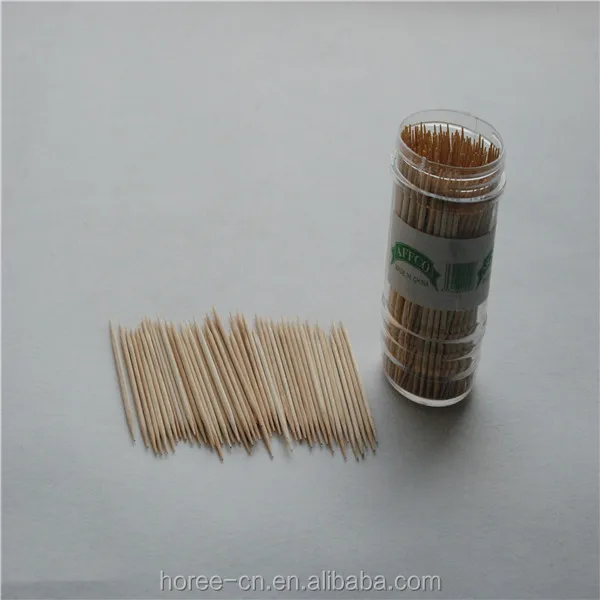 individually single paper /cello wrapped birch wooden toothpick