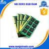 Shenzhen computer Accessories ddr3 ram laptop 8gb