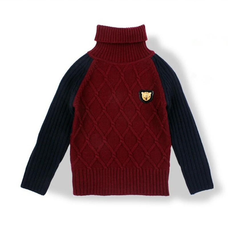 Buy Boy Thick Sweater Kids Boys Turtleneck Sweater Children