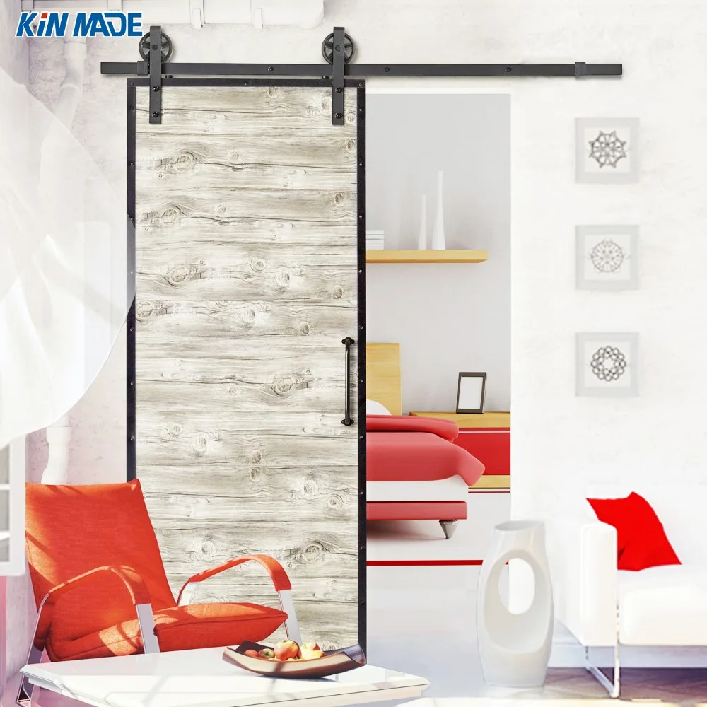 Kinmade Diy Iron Steel C Channel Frame For Wooden Barn Door Sliding Hardware Buy C Channel Frame Iron Steel Wooden Barn Door Product On Alibaba Com